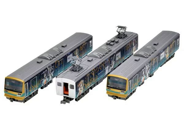 Tomytec (331544) 伊豆箱根鉄道 7000系 (7502編成) 幻日のヨハネ -SUNSHINE in the MIRROR- 「YOHANE TRAIN」電車 3両