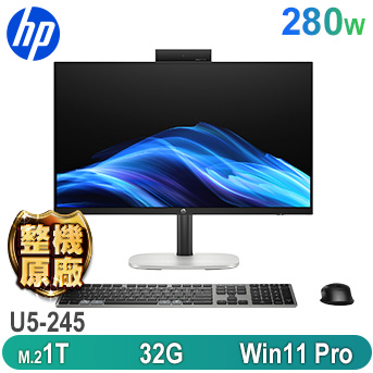 HP惠普 ProStudio 4 AiO G1i｜Intel Core Ultra 5 32GB Wi-Fi 7 商用AI電腦螢幕主機